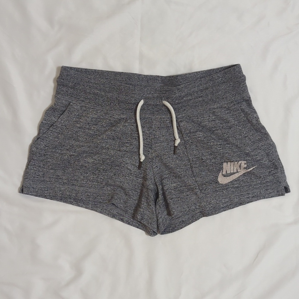 Nike Loungewear Athletic Shorts, Color Heathered Gray Size S